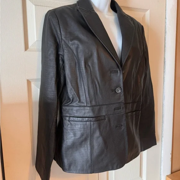 Alfani leather blazer - Picture 1 of 10